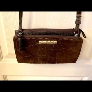 Brighton Brown Crossbody Purse GUC